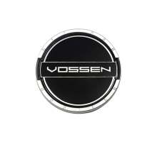 Значок vossen 60 мм трехсоставной Серебро+черный