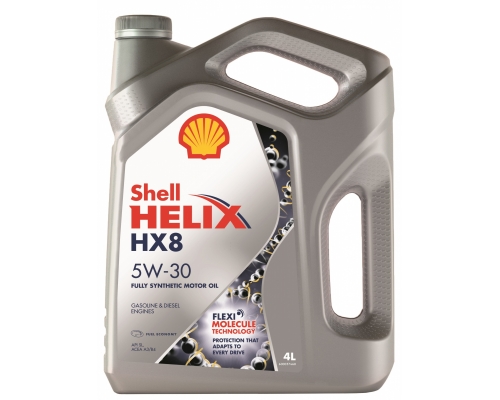 Моторное масло (автомобильное) Helix HX8 Synthetic 5W-30 4*4L