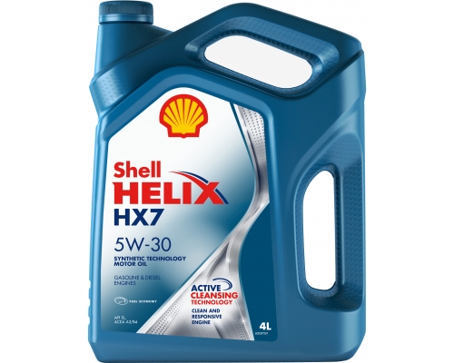 Моторное масло (автомобильное) Helix HX7 5W-30 4*4L