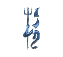 Наклейка декоративная Devil на логотип