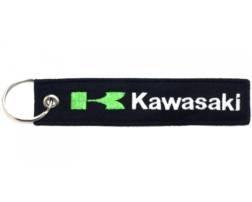 Брелок "Кавасаки" ткань, вышивка 13*3см
