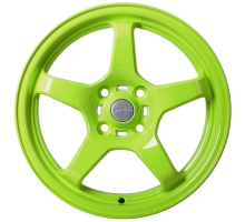 Диск литой Sakura R15 7J 4*100 ET35 D73.1 light green