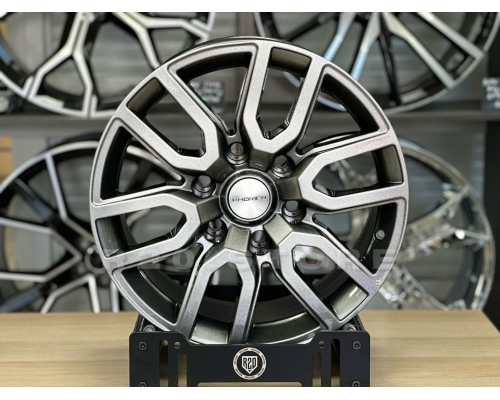 Диск литой Khomen Wheels  KHW1723 R17 6*139.7 8j ET25 Dia 106.1 (Toyota LC Prado/Lexus GX) Gray