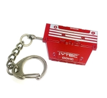 Брелок "Крышка двигателя VTEC"металл 4*2,5см