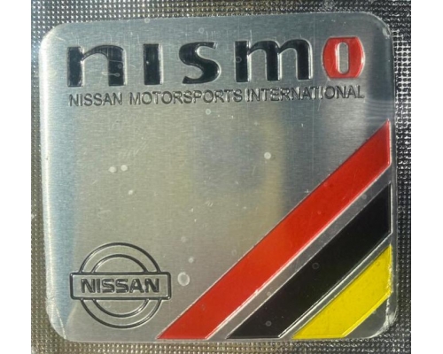 Шильдик Nismo (Nissan) металлический