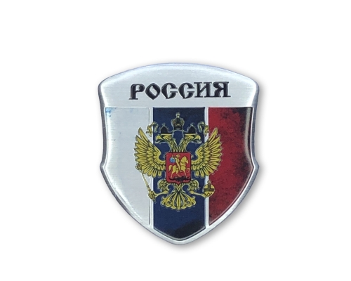 Шильдик "Щит Россия" SHK 015-05 металлический