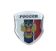 Шильдик "Щит Россия" SHK 015-05 металлический