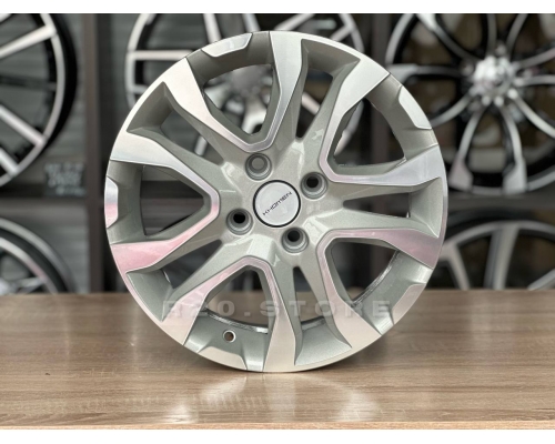 Диск литой Khomen Wheels R15 4*100 6J ET40 D60,1 KHW1503 (XRay) F-Silver-FP (серебро с проточкой) Диск литой Khomen Wheels R15 4*100 6J ET40 D60,1 KHW1503 (XRay) F-Silver-FP (серебро с проточкой)