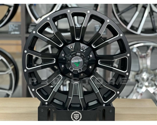 Диск литой Rapidash R18 6*139.7 9j ET20 110 черные матовые Диск литой Rapidash R18 6*139.7 9j ET20 110 черные матовые