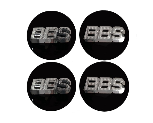 Наклейки "BBS чер." на диски,д 6 см, металл Наклейки "BBS чер." на диски,д 6 см, металл