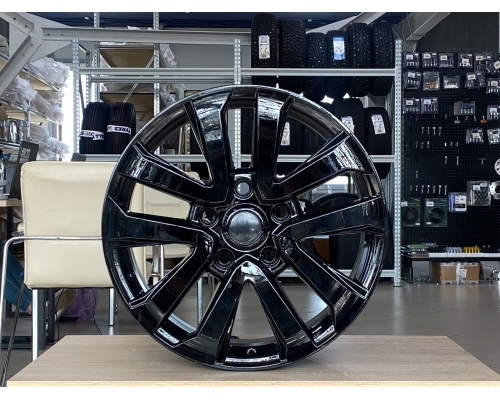 Диск литой Khomen Wheels  R20 5*150 J8,5 ET58 D110,1 (LX570/LC100/LC200) Black