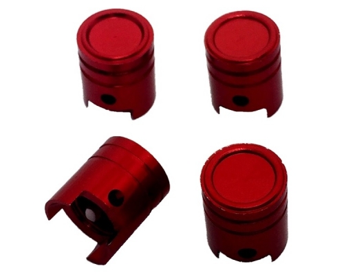 Колпачки на вентиль Поршень красные