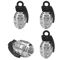 Колпачки "Граната сер..", металл 4 шт