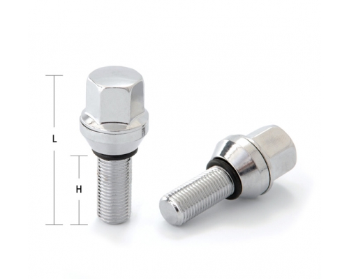 Болт колесный 14*1,5 подвижный конус, ключ 17 хром