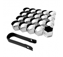 К-т декоративных колпачков ключ-17 Хром