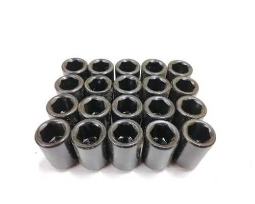 Гайка колесная открытая 12*1,5 L32, спец, blister 20+1, BLACK