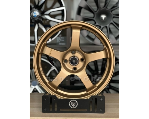 Диск литой Advan 4*100 R17 7.5j ET38 73.1 gold