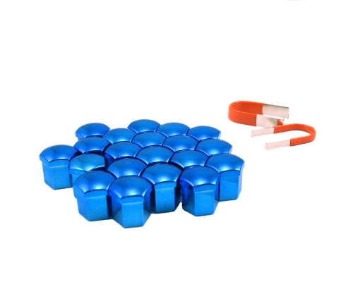 К-т декоративных колпачков ключ-17 синий