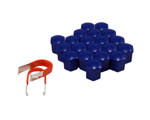 К-т декоративных колпачков ключ-21 Темно Синий