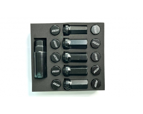 Гайка колесная Project U 12*1.5 черная