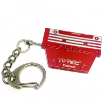 Брелок "Крышка двигателя VTEC"металл 4*2,5см