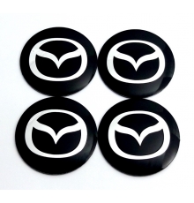 Наклейки на диски Mazda 56 мм