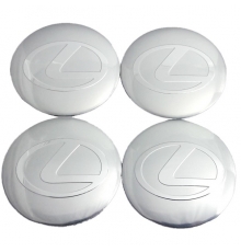 Наклейки на диски Лексус серебряные металлические