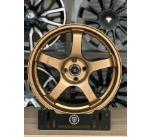 Диск литой Advan 4*100 R17 7.5j ET38 73.1 gold